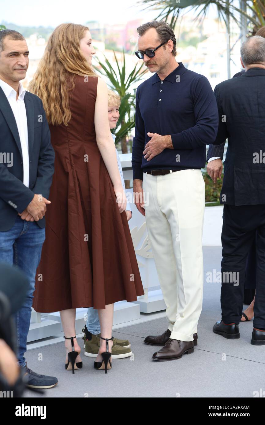 Junia Rees and Jude Law attend the 