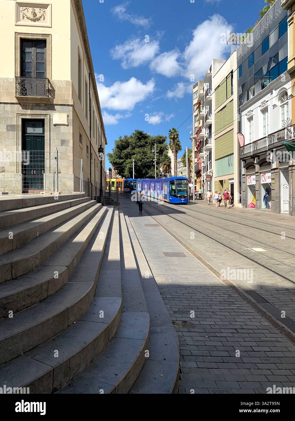 Tenerife Carnival Canary Islands Spain weather hot sunny people happy friendly drink drinking style type tourism tourists restaurant food eating out - Smartphone Captured Stock Image