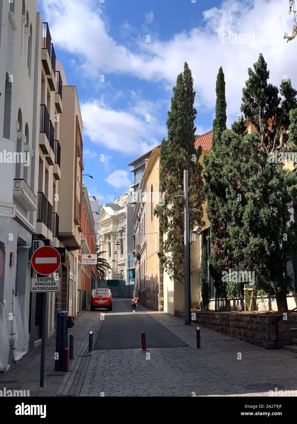 Tenerife Carnival Canary Islands Spain weather hot sunny people happy friendly drink drinking style type tourism tourists restaurant food eating out - Smartphone Captured Stock Image