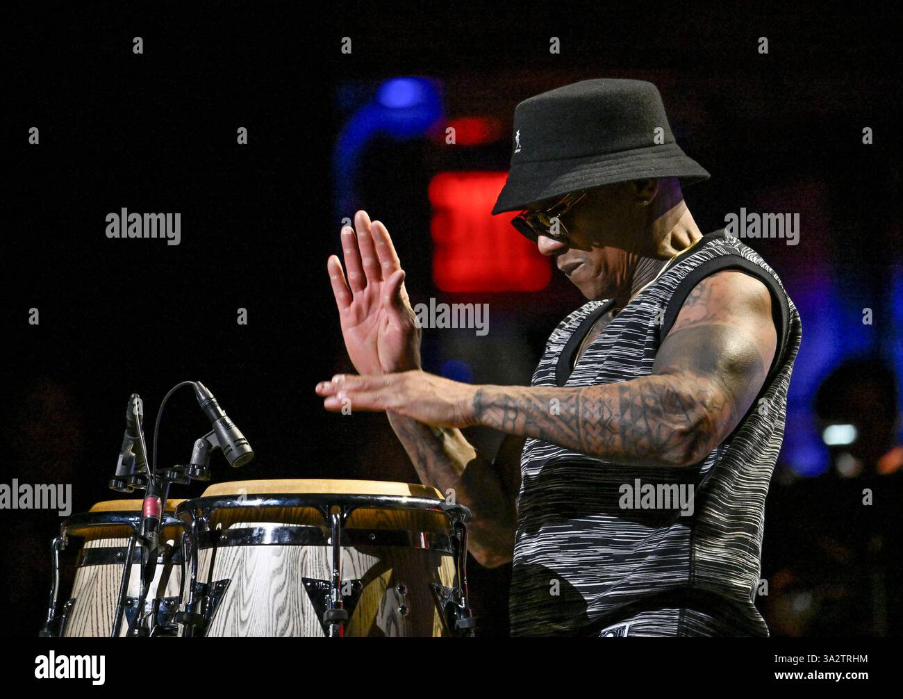 Pedrito Martinez performs at the 9th annual Love Rocks NYC concert ...