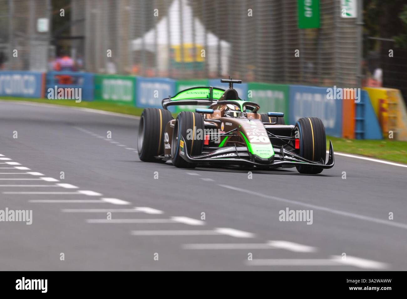 Melbourne, Australia, 13 March, 2025. Joshua Dürksen (PAR) driving for ...