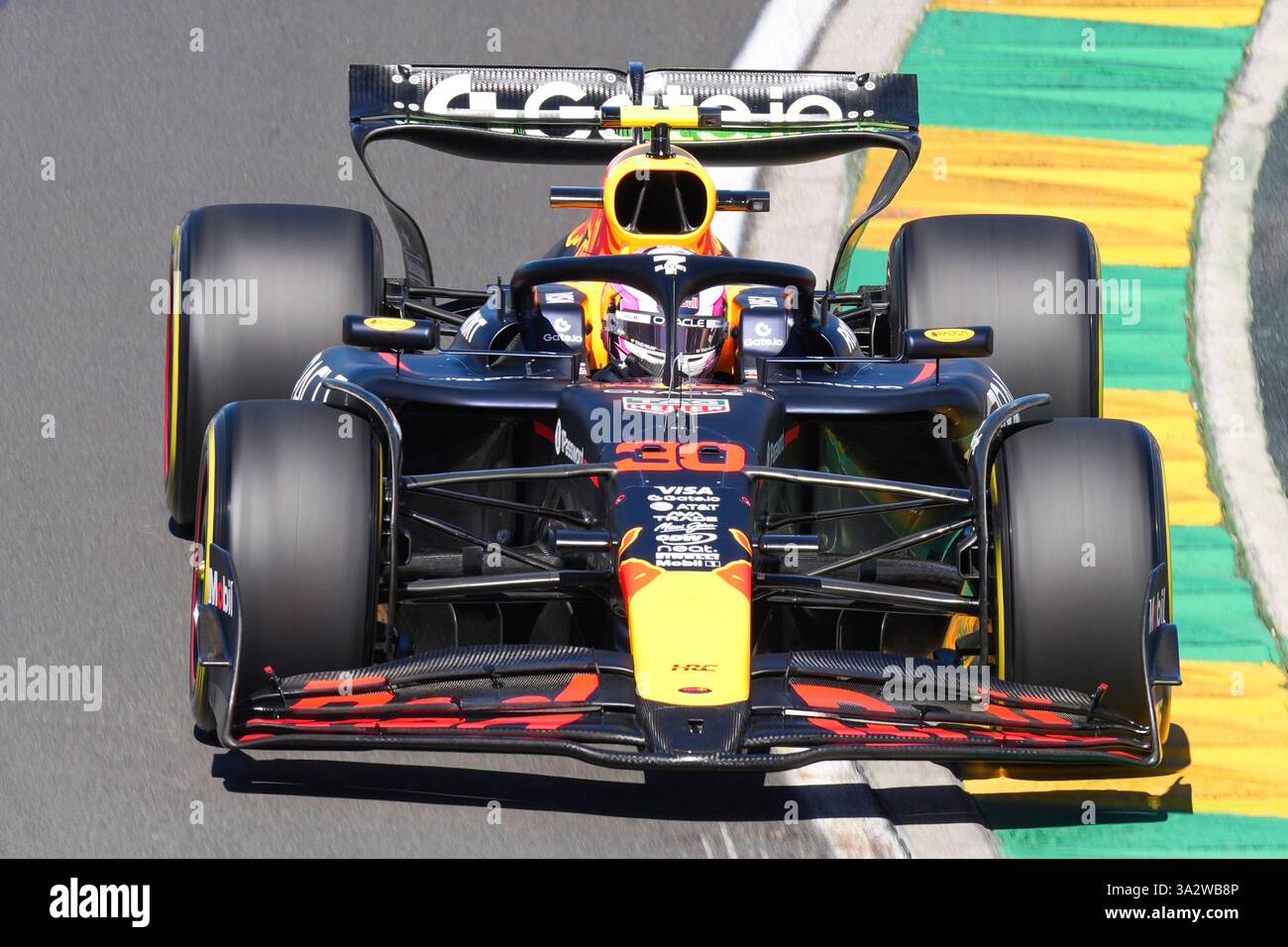 March 14, 2025, Albert Park Formula One Circuit, Victoria, Australia 30 LIAM LAWSON from the