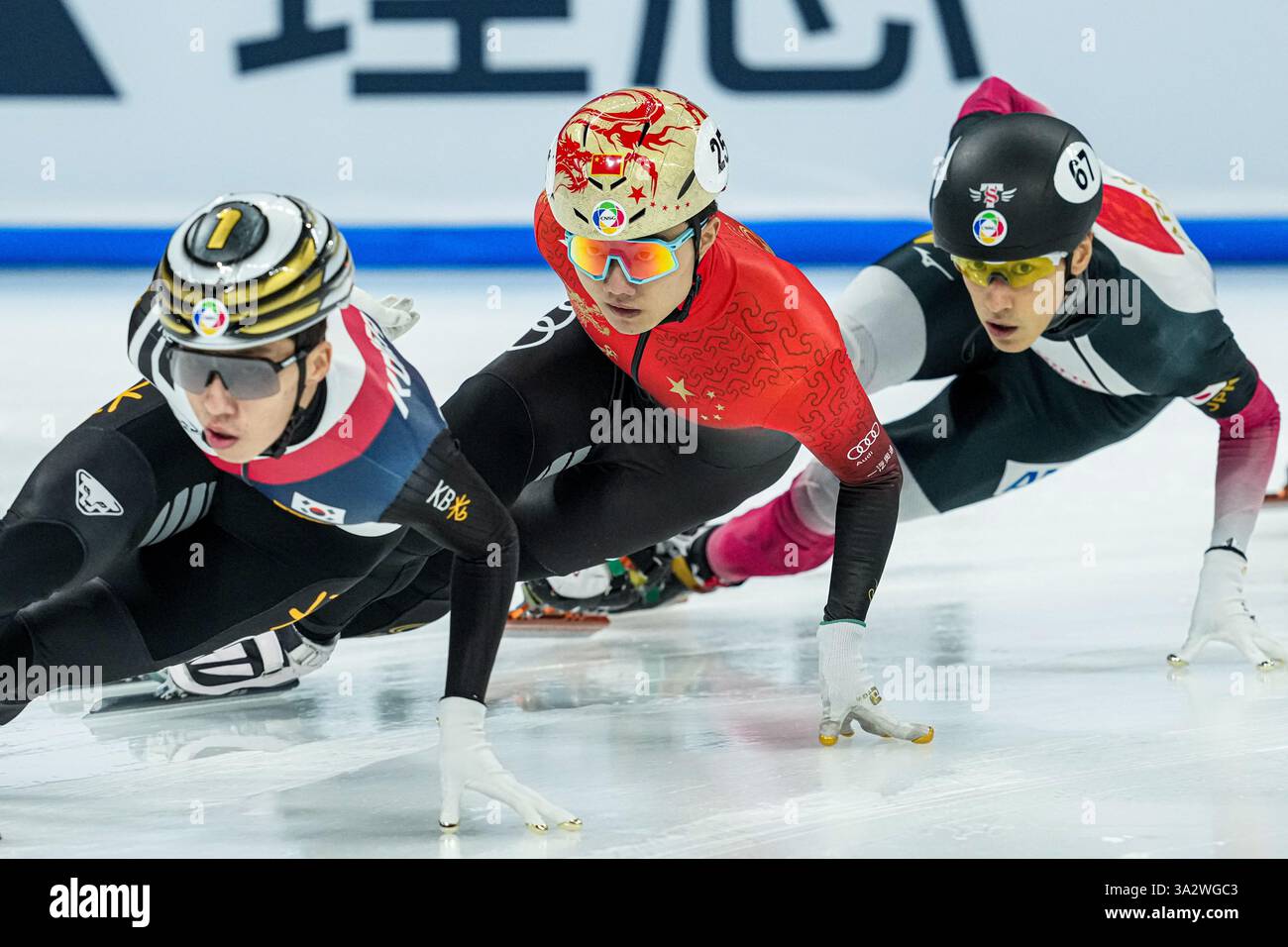 BEIJING, CHINA - MARCH 14: Wenlong Li of China during the ISU World ...
