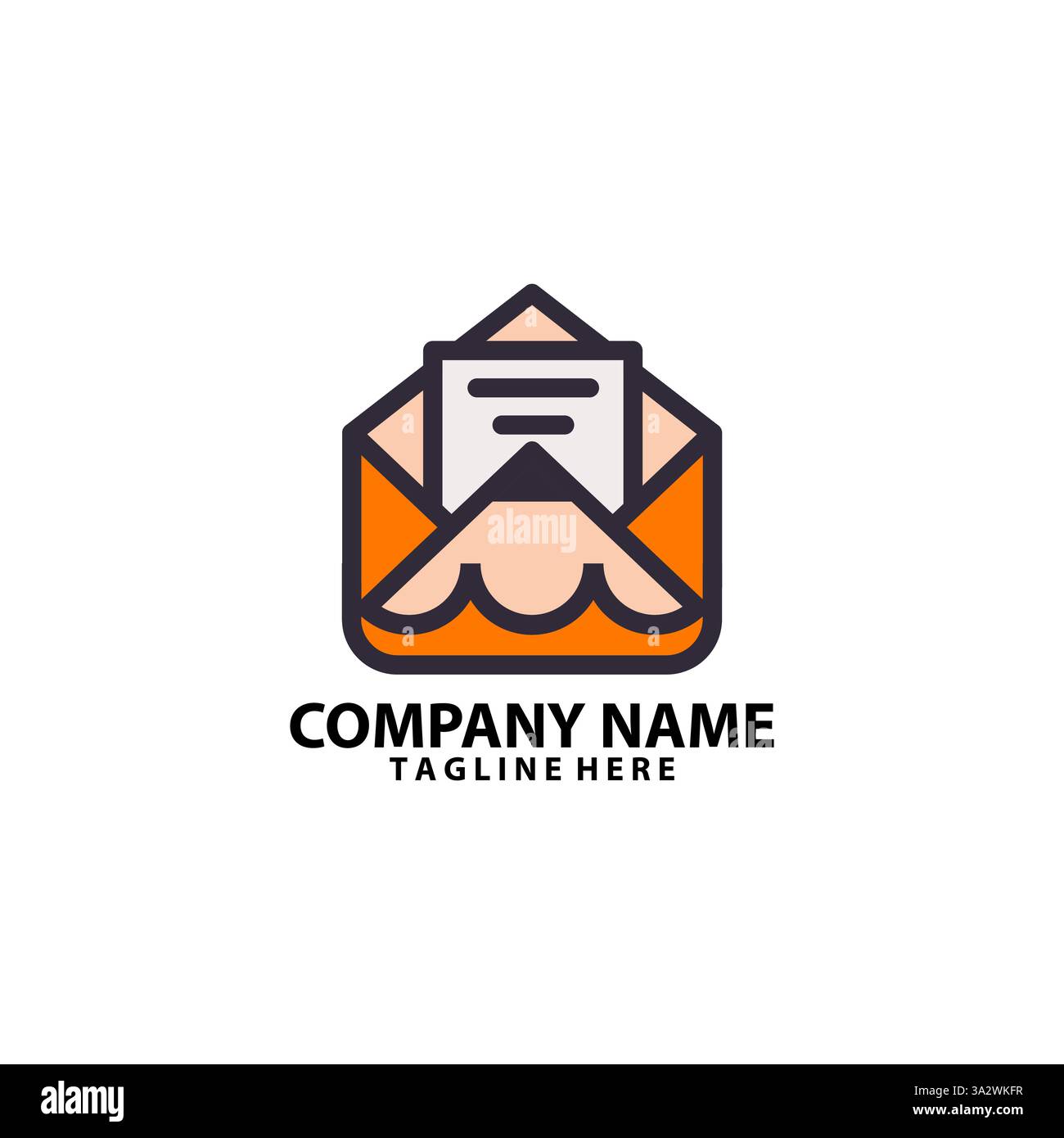 Vector line text document hi-res stock photography and images - Alamy