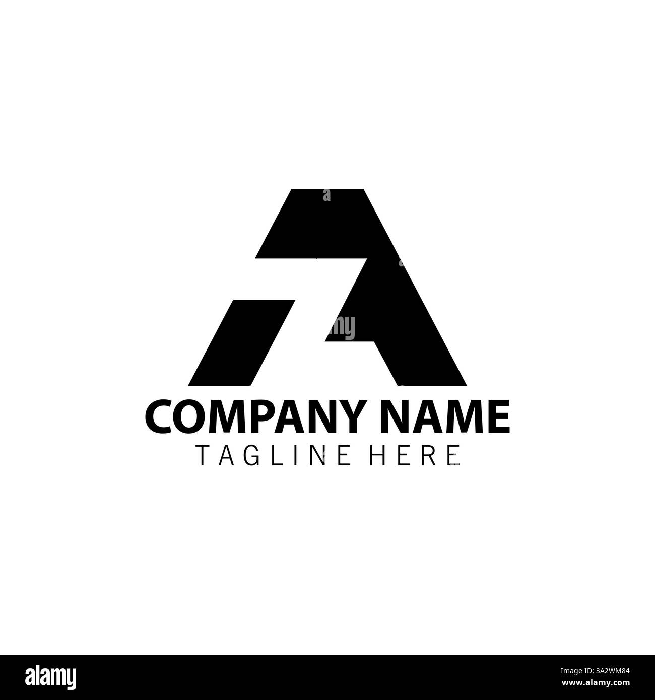 initial letter AZ logo design vector Stock Vector