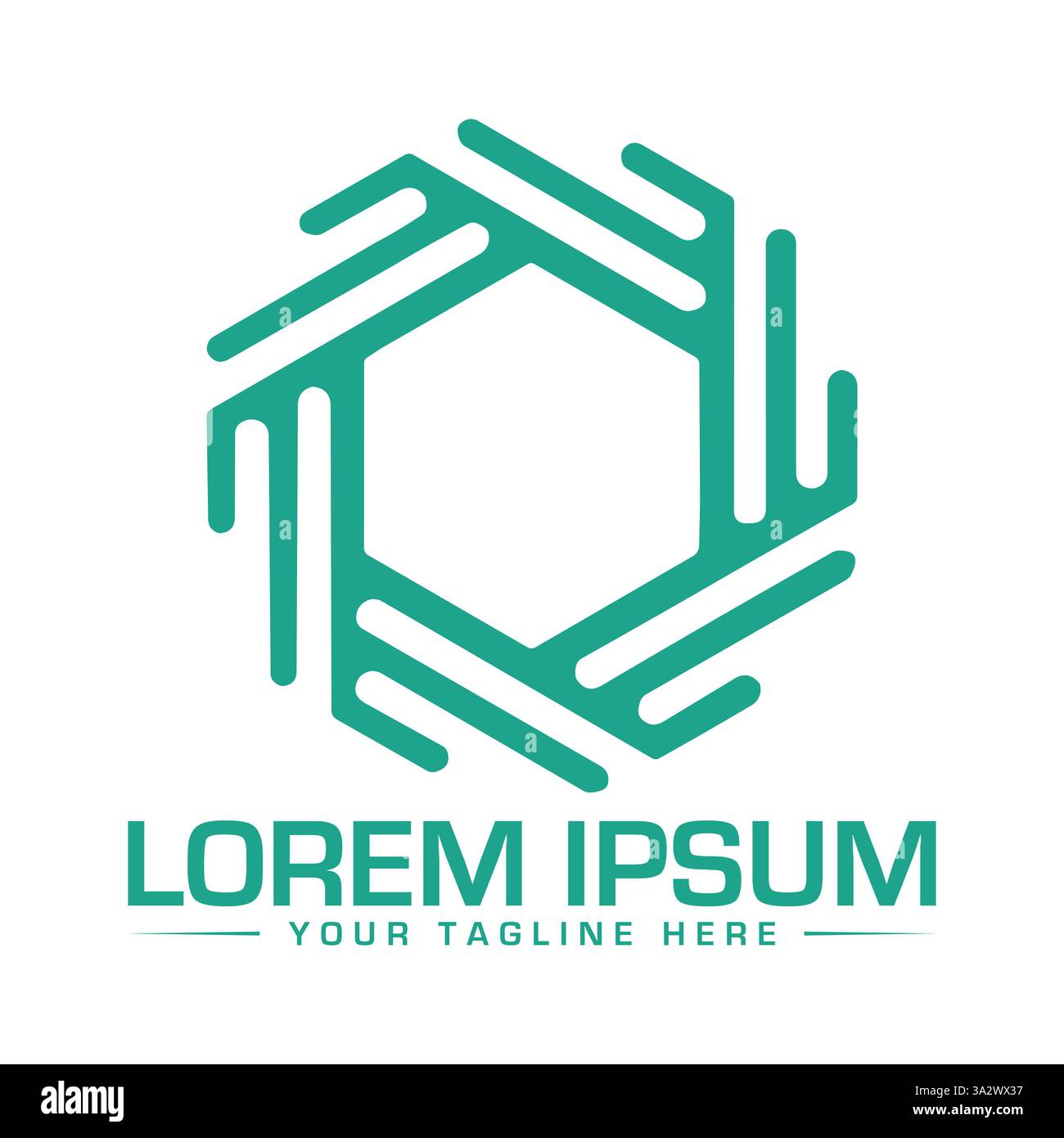 Tech Logo Design Stock Vector Image & Art - Alamy