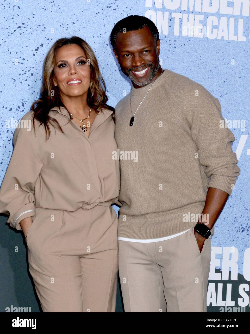 Ca. 12th Mar, 2025. Aonika Laurent, Sean Patrick Thomas at arrivals for
