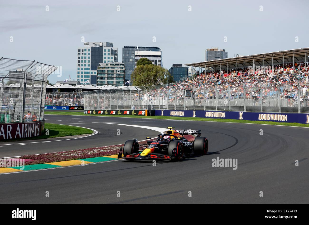 (250314) MELBOURNE, March 14, 2025 (Xinhua) Red Bull Racing