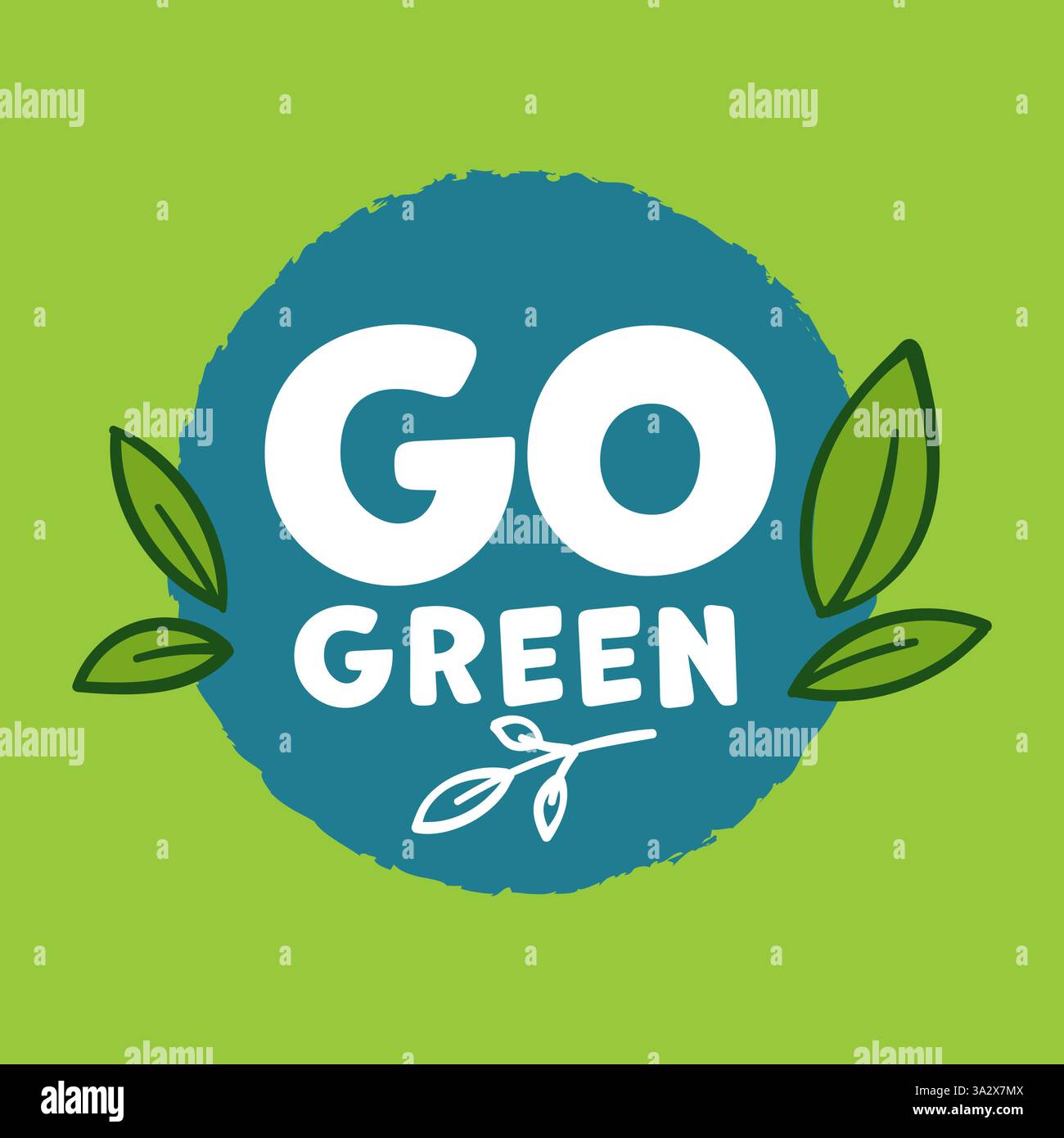 Save The Earth Awareness Poster Stock Vector