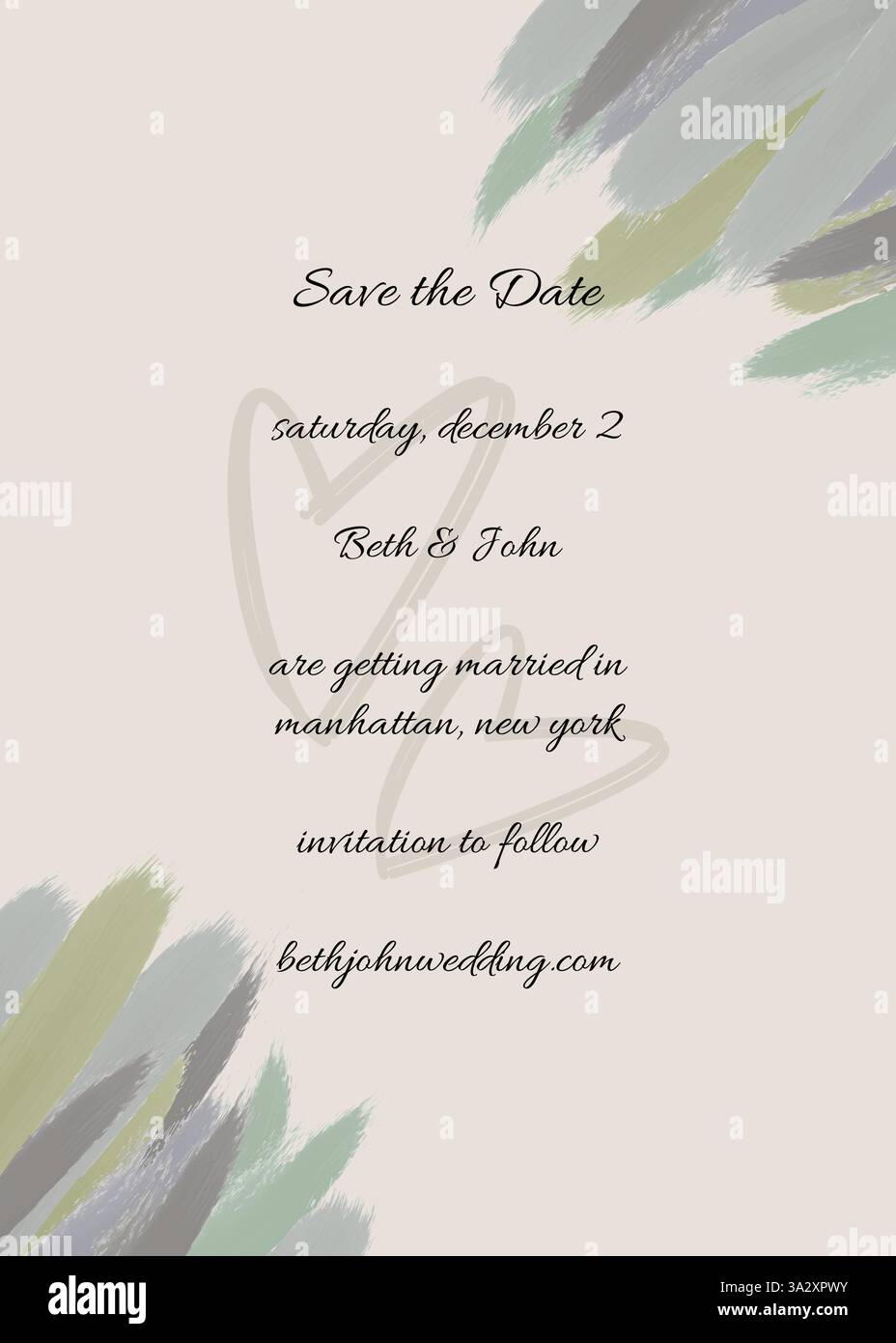 Save date template invitation hi res stock photography and images Alamy