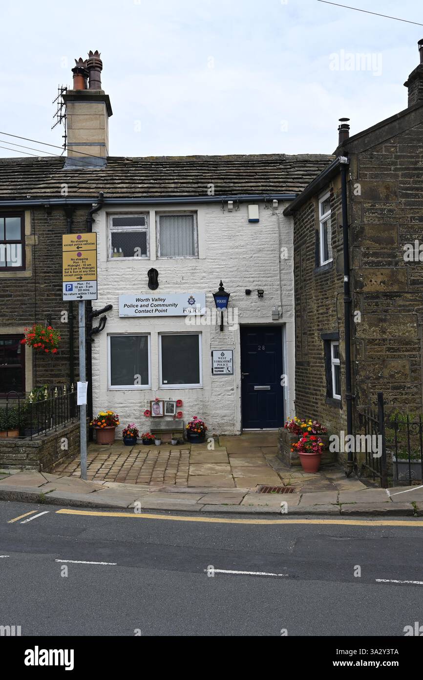 Police Point worth Valley police and community contact point, Haworth police station ...