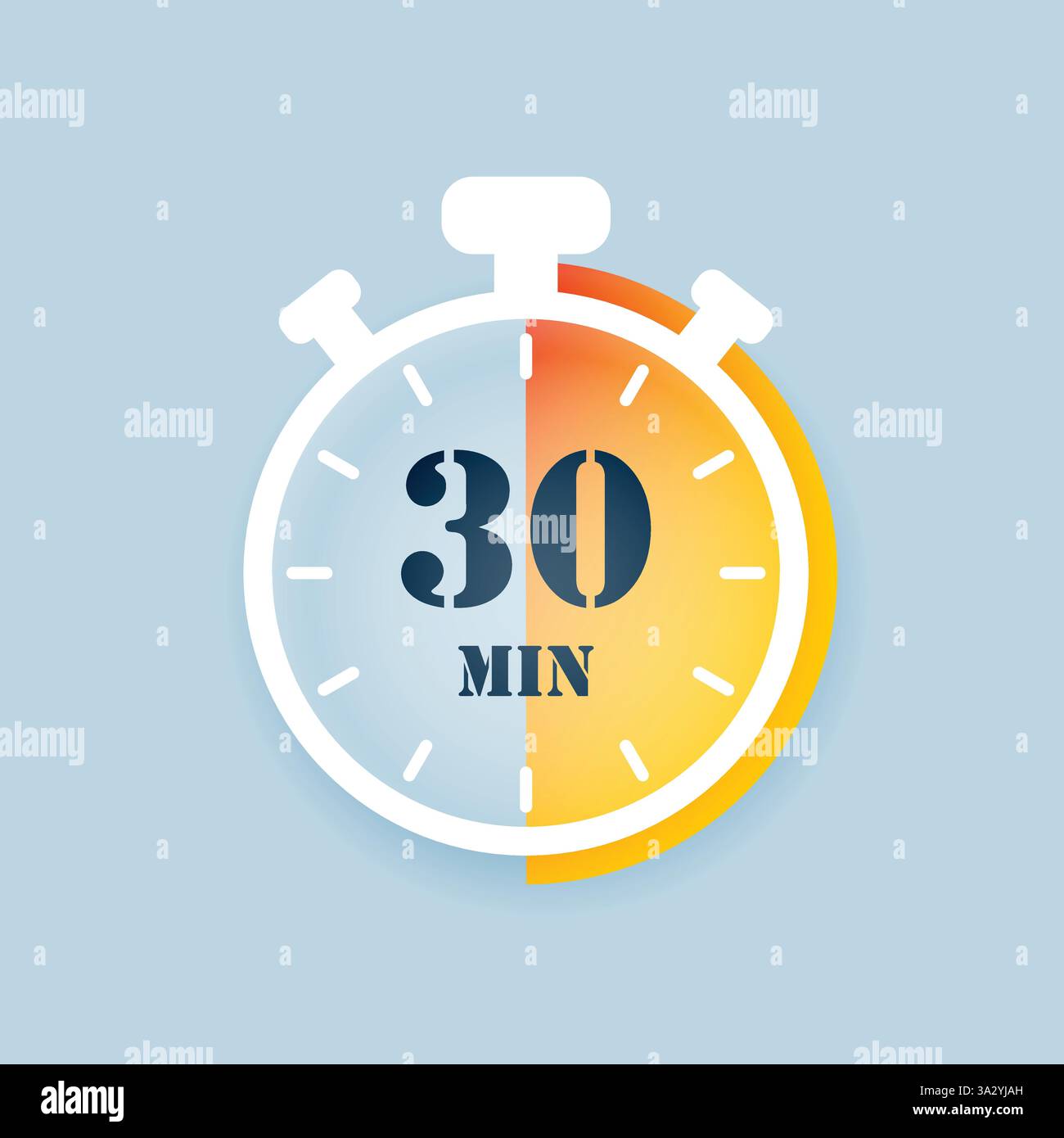30 minutes vector vectors hi-res stock photography and images - Alamy