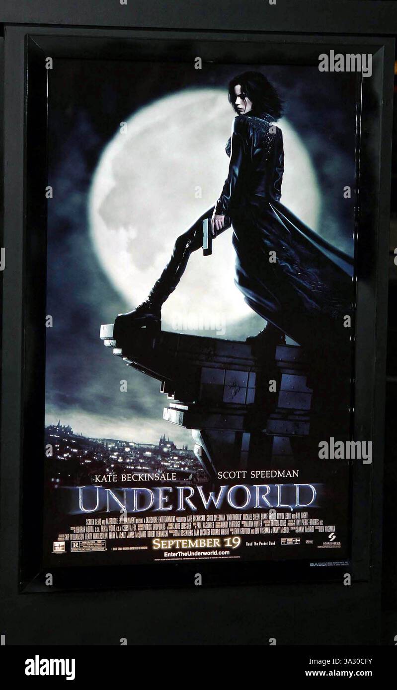 Underworld 2003 poster hi-res stock photography and images - Alamy