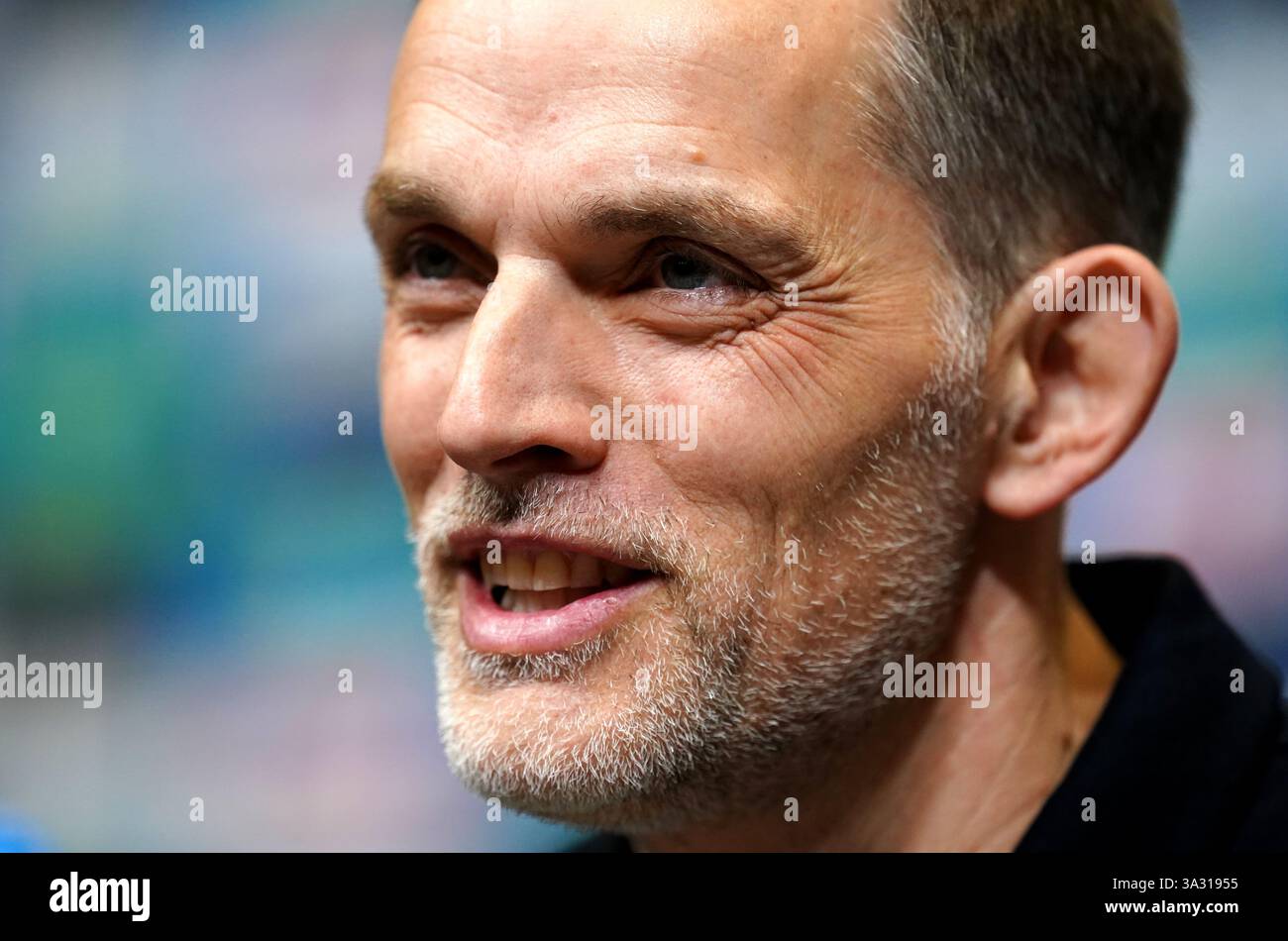 England manager Thomas Tuchel during the squad announcement at Wembley ...