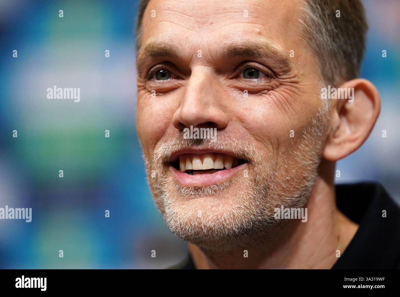 England manager Thomas Tuchel during the squad announcement at Wembley ...