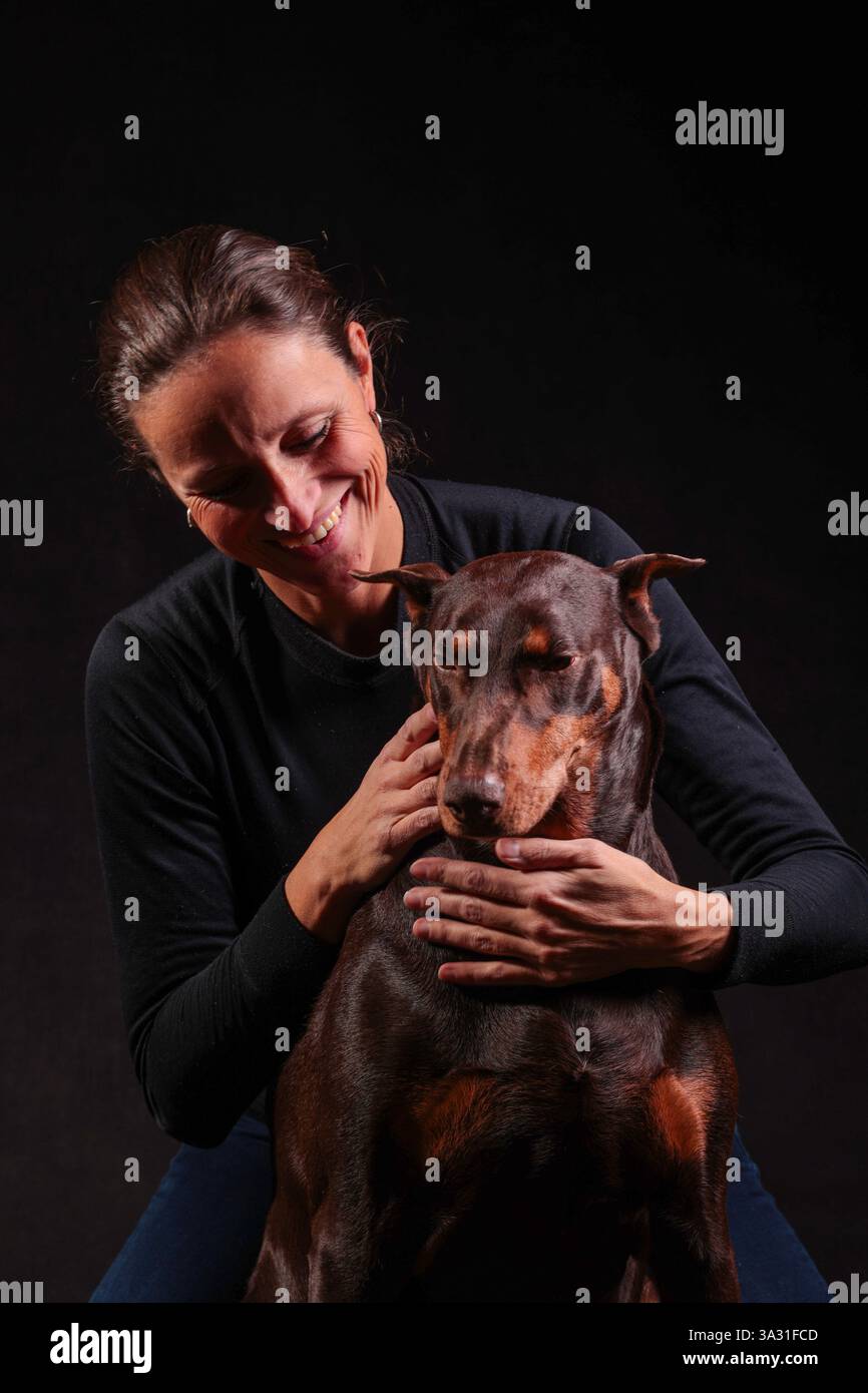 Dobermann dog or dobermann pinscher hi-res stock photography and images -  Page 3 - Alamy, image size:866x1390