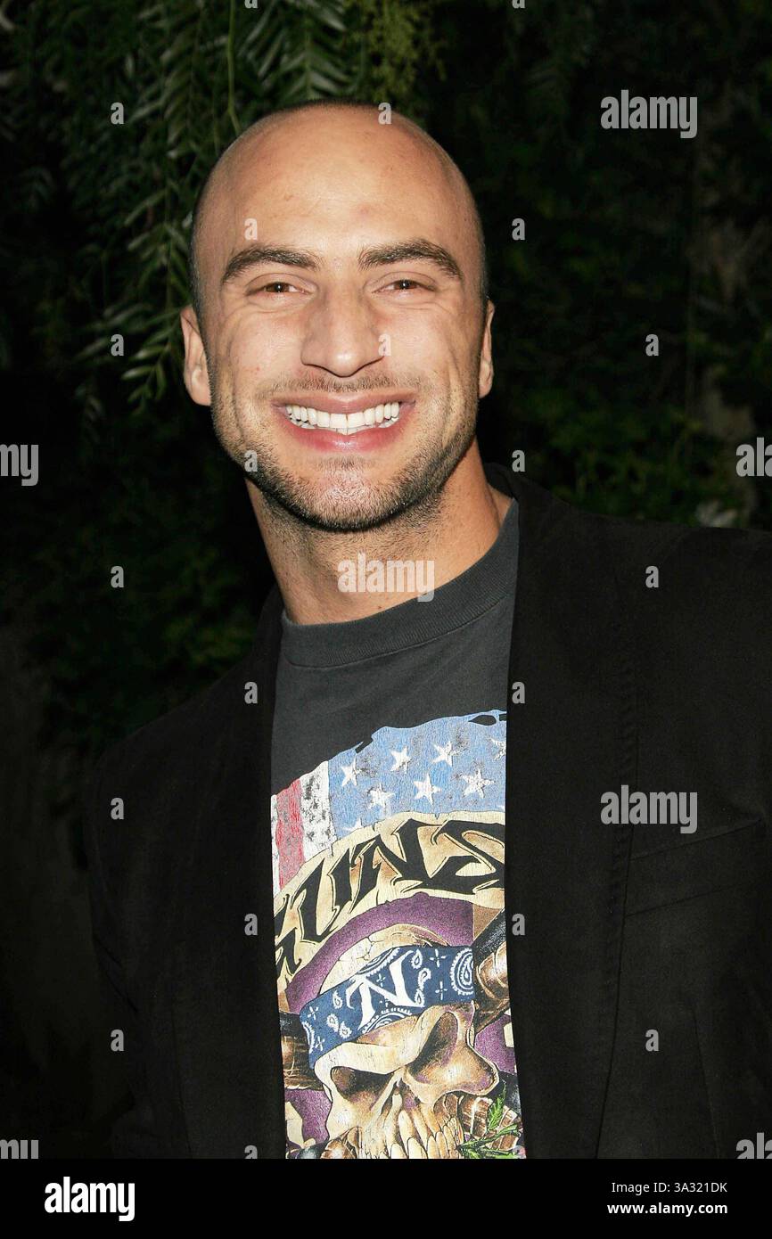 Feb. 24, 2005 - Hollywood, CALIFORNIA, USA - DANNY TEESON  -.GLOBAL GREEN HOSTS PRE-OSCAR PARTY -.HOLLYWOOD, CA -.02-24-2005 -. NINA PROMMER/   2005.K41907NP(Credit Image: © Globe Photos/ZUMAPRESS.com) Stock Photo