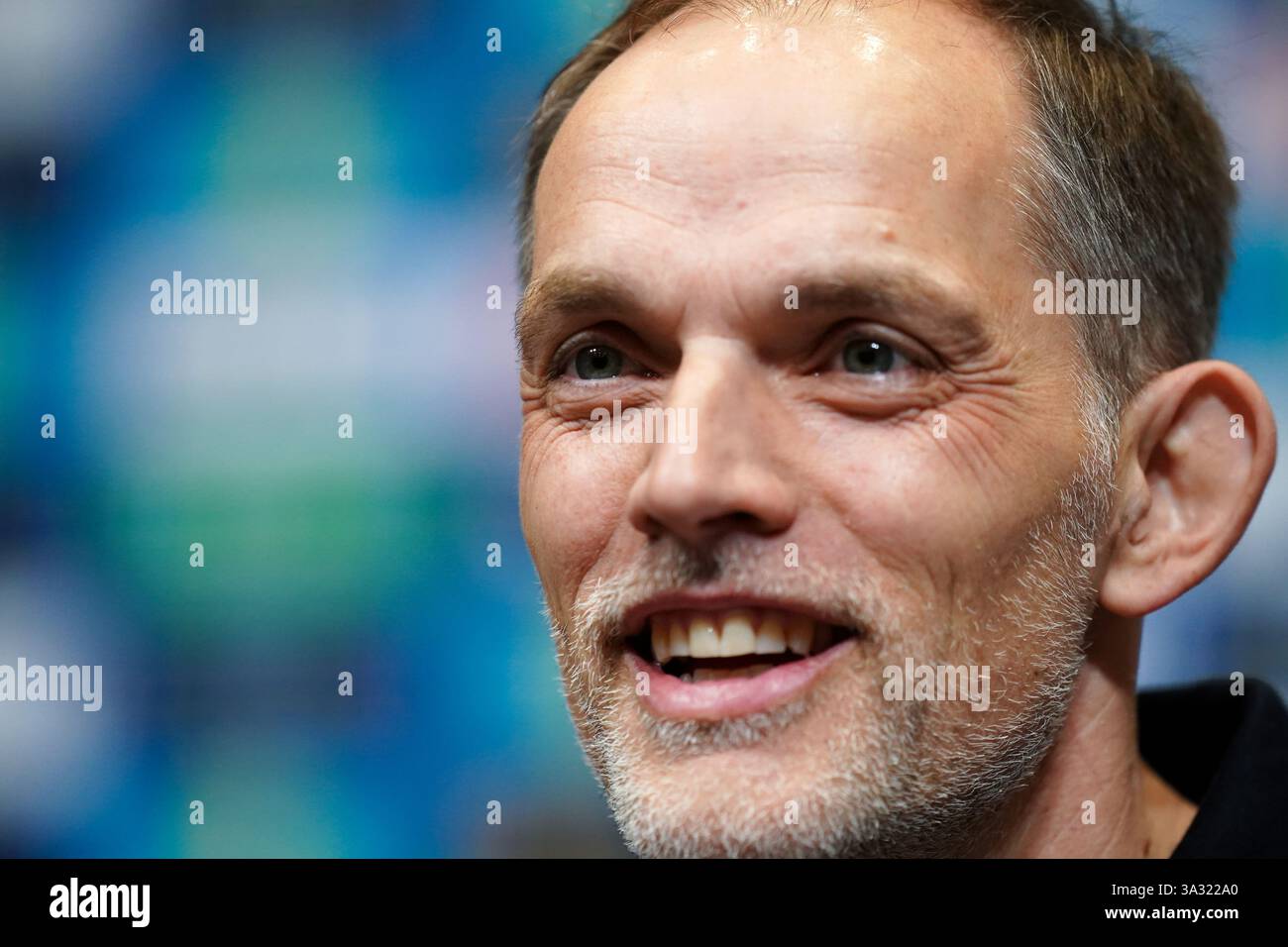 England manager Thomas Tuchel during the squad announcement at Wembley ...