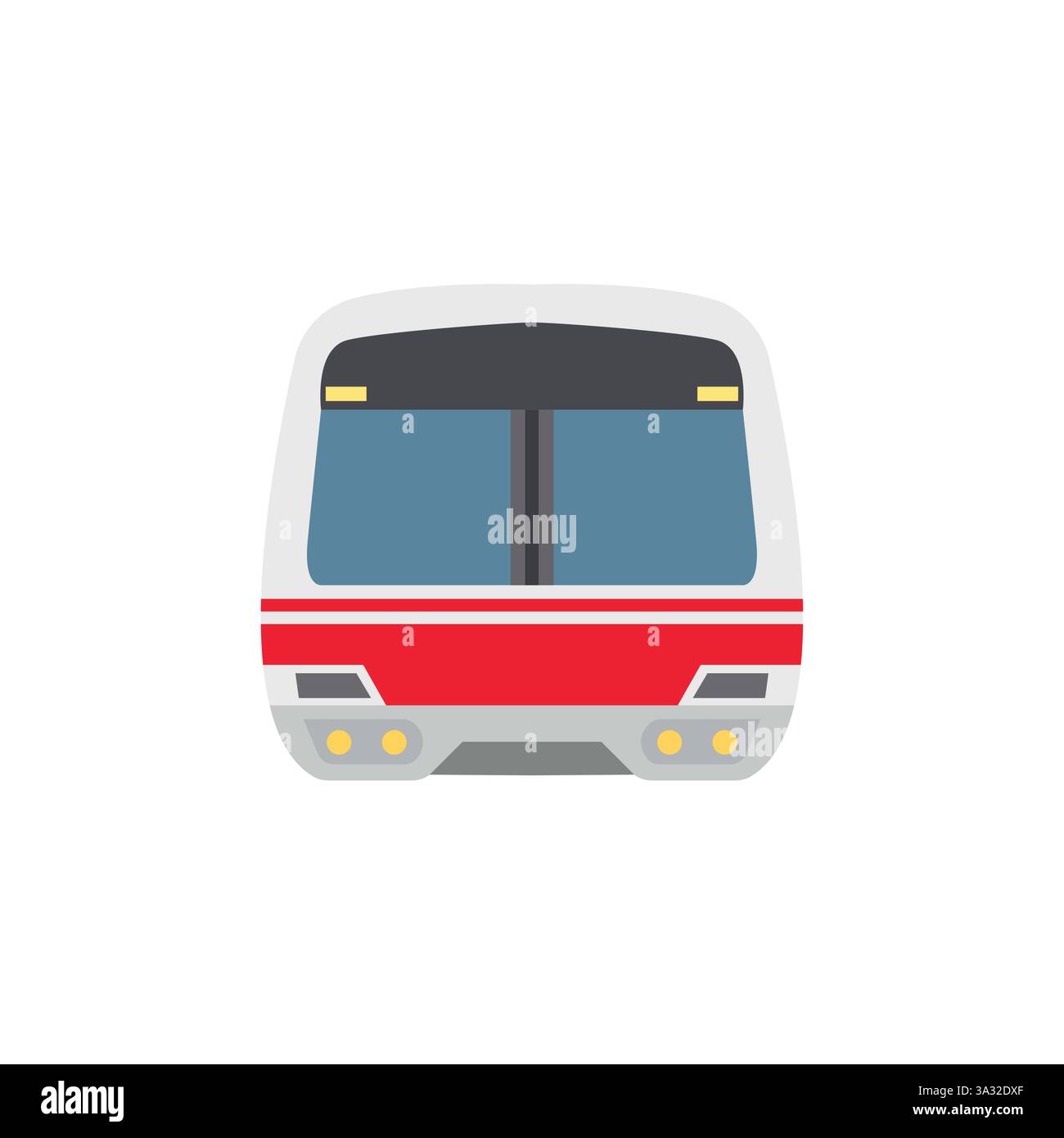 metro subway train emoji symbol sign icon vector illustration Stock ...