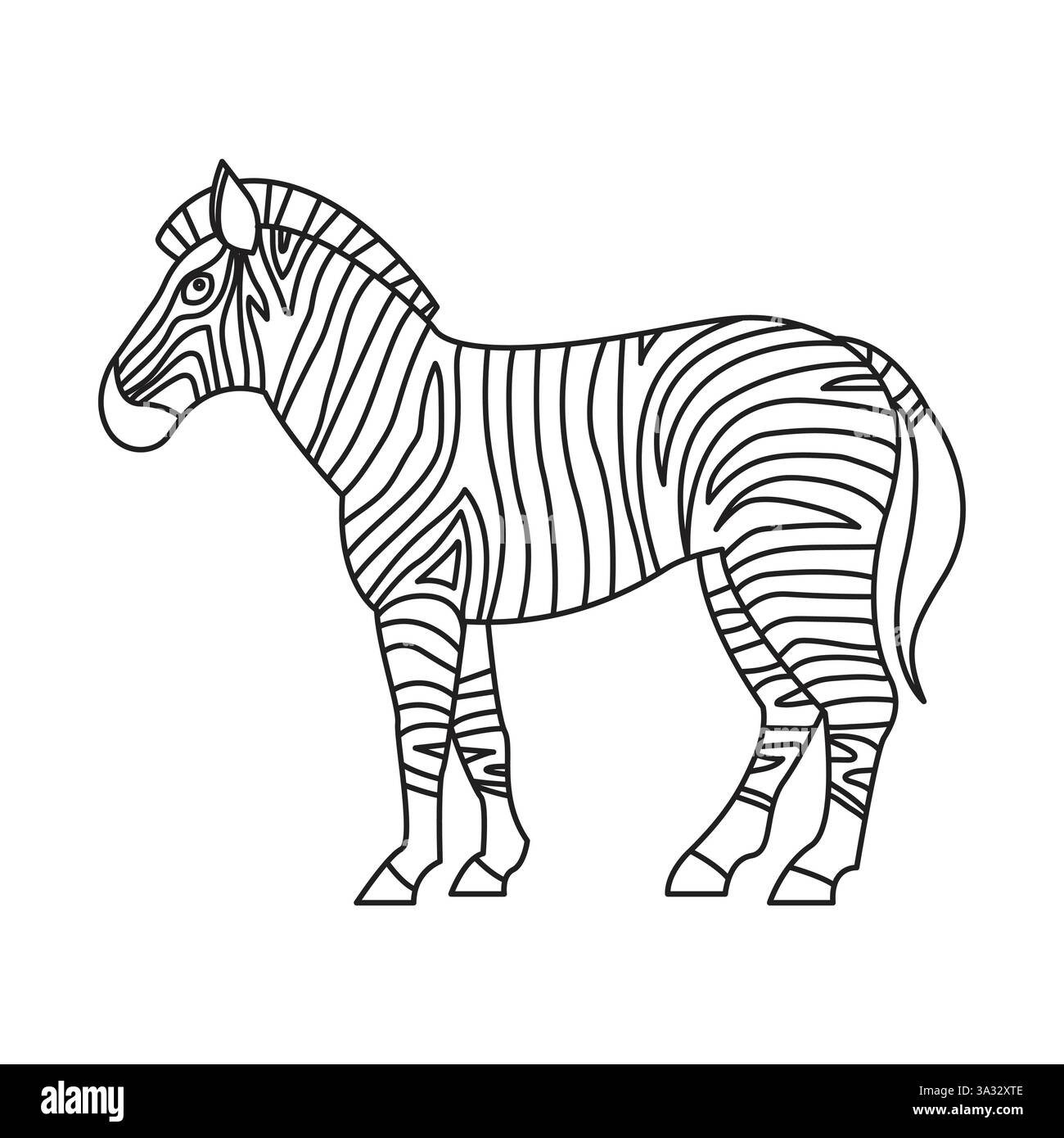 zebra emoji symbol sign icon vector illustration Stock Vector Image ...