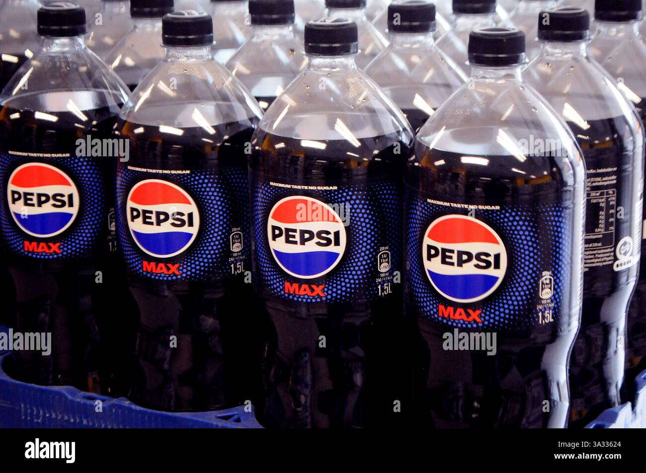 CopenhagenDenmark /14 march 2025 / Pepsi max on sale in copenhagenp ...