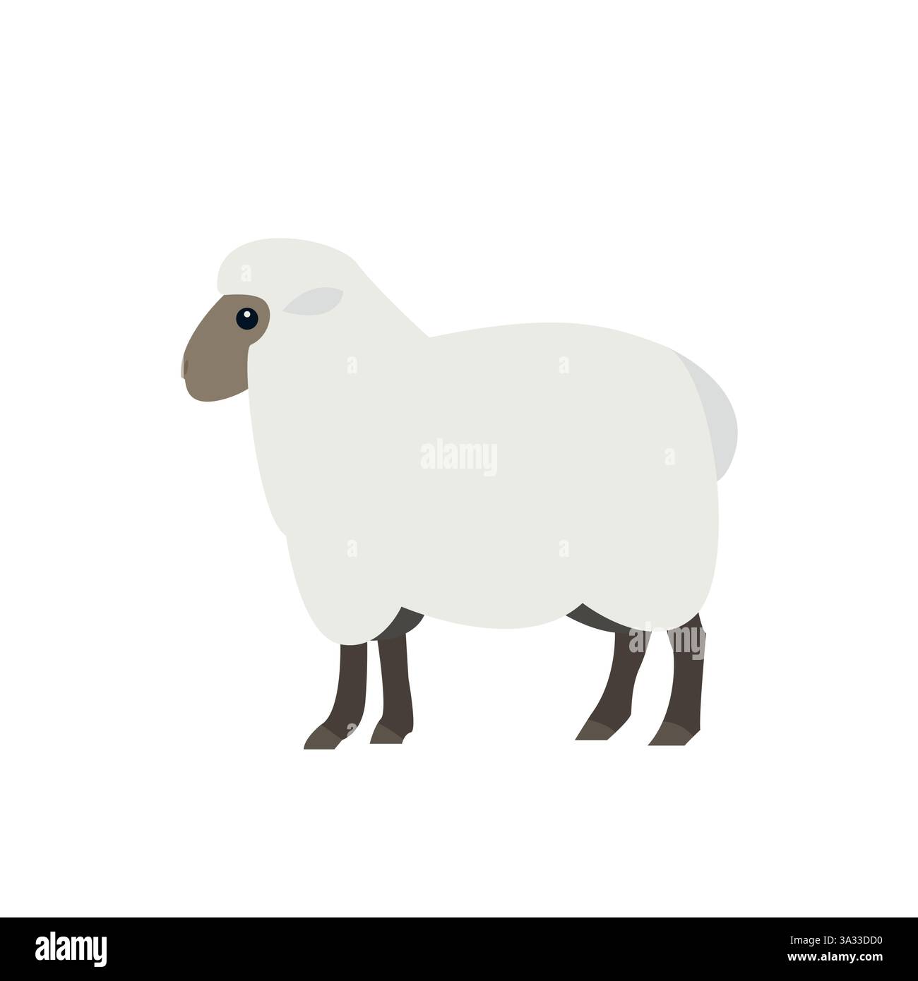 sheep animal illustration vector emoji Stock Vector Image & Art - Alamy