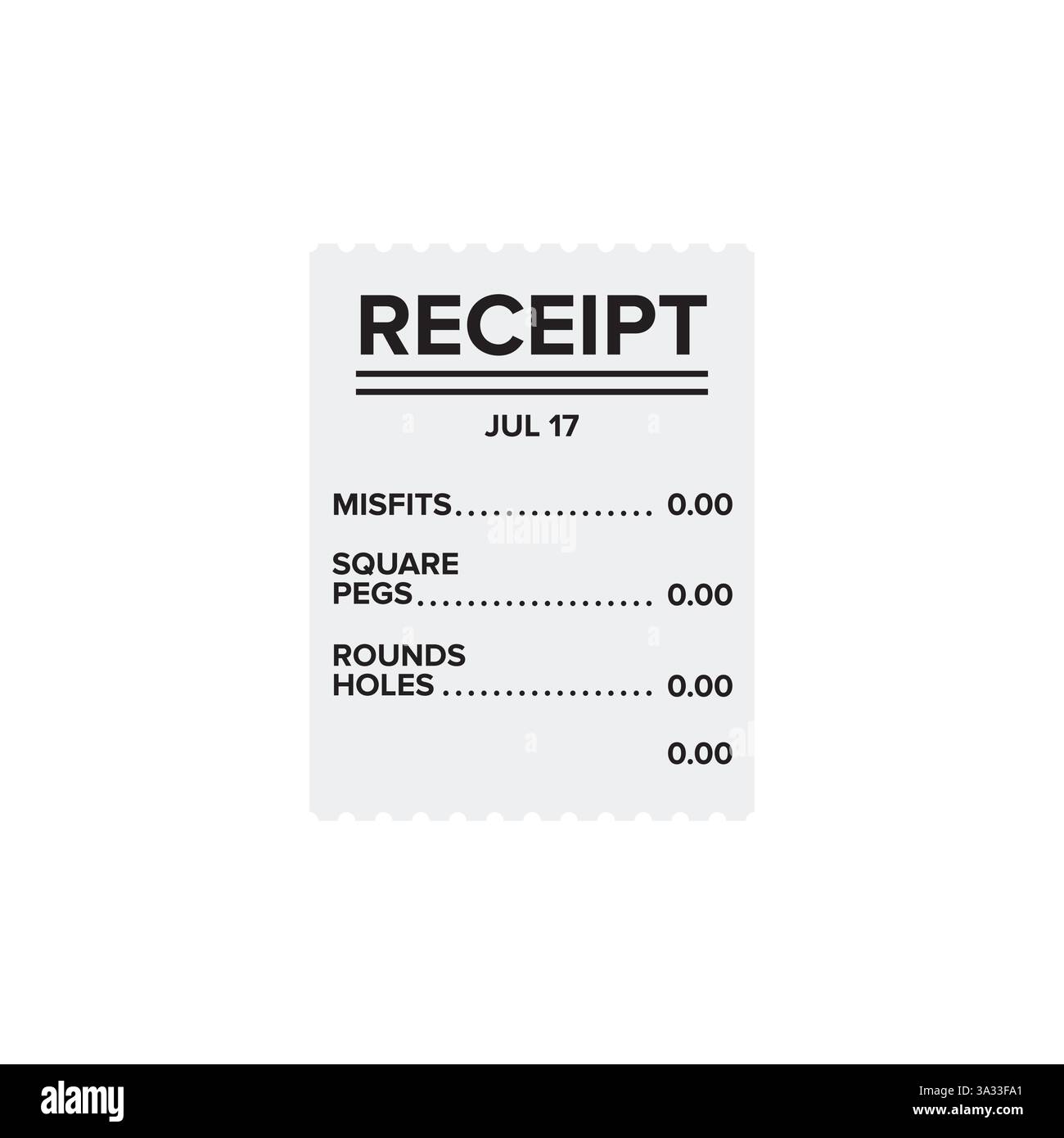receipt emoji symbol sign icon vector illustration Stock Vector Image ...