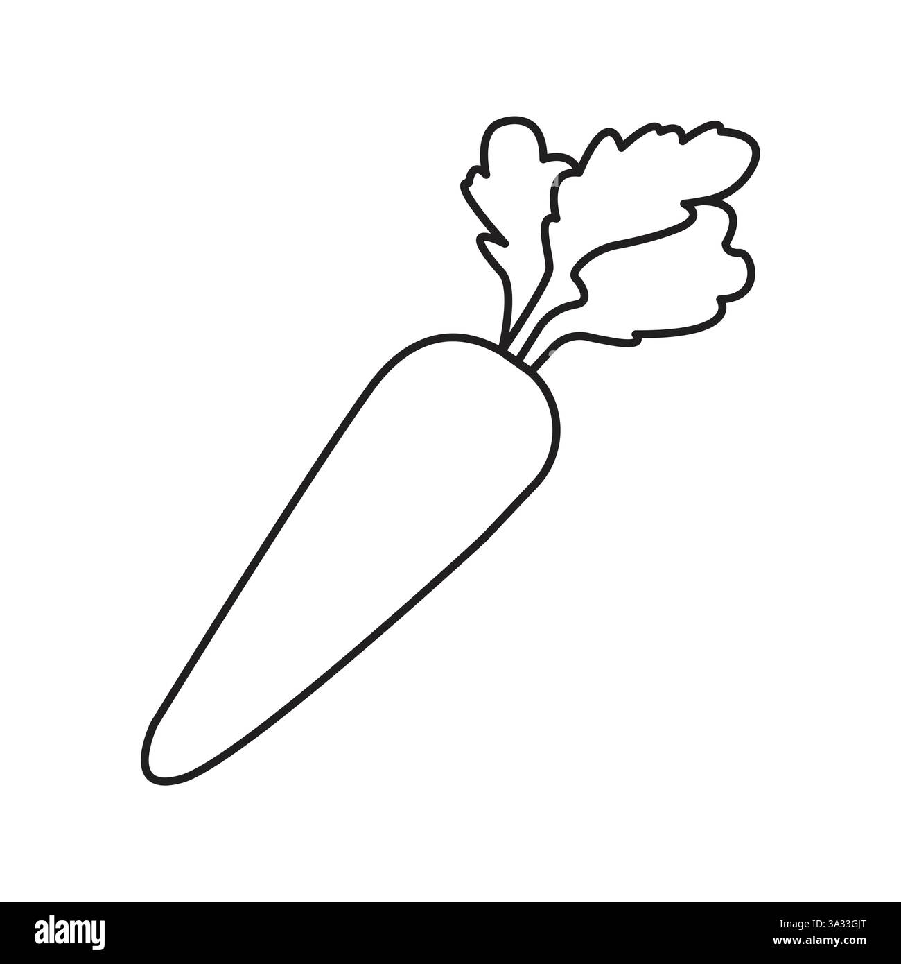 Carrot clipart Black and White Stock Photos \u0026 Images - Page 2 - Alamy, image size:1300x1390