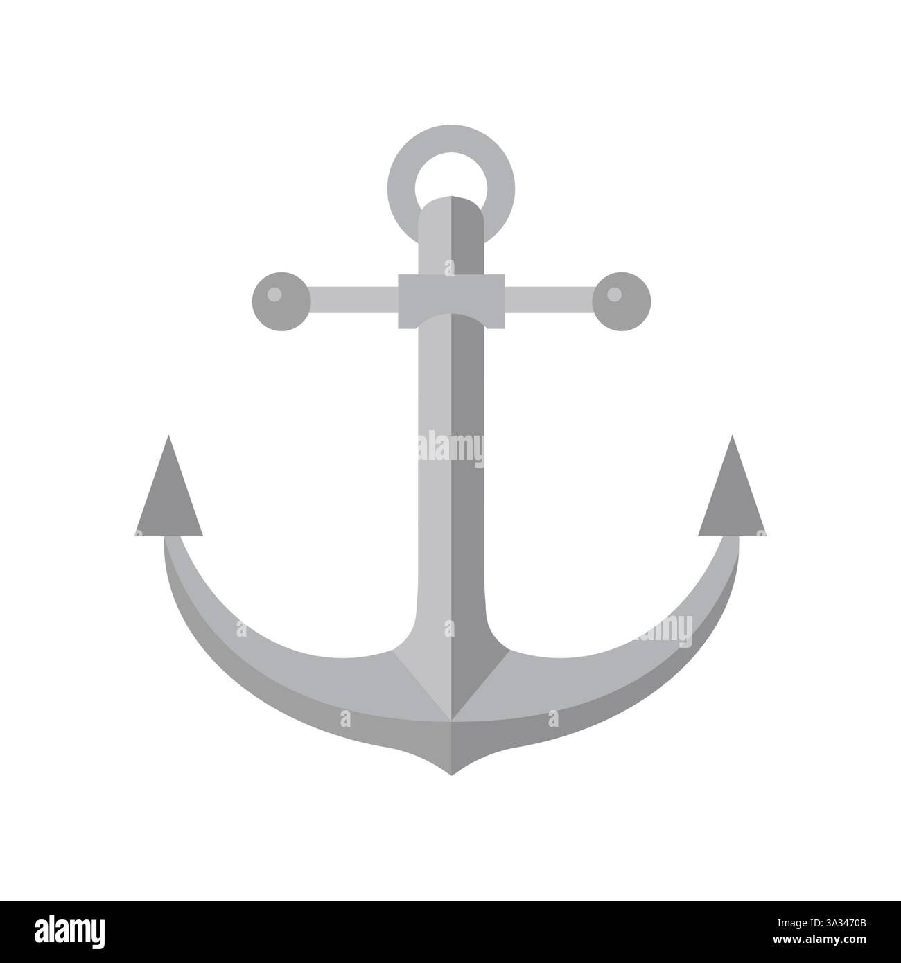 anchor emoji symbol sign icon vector illustration Stock Vector Image ...