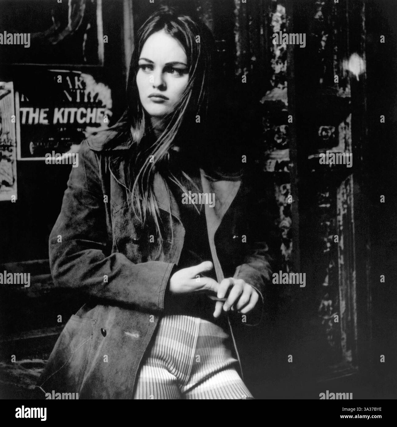 French actress singer vanessa paradis Black and White Stock Photos