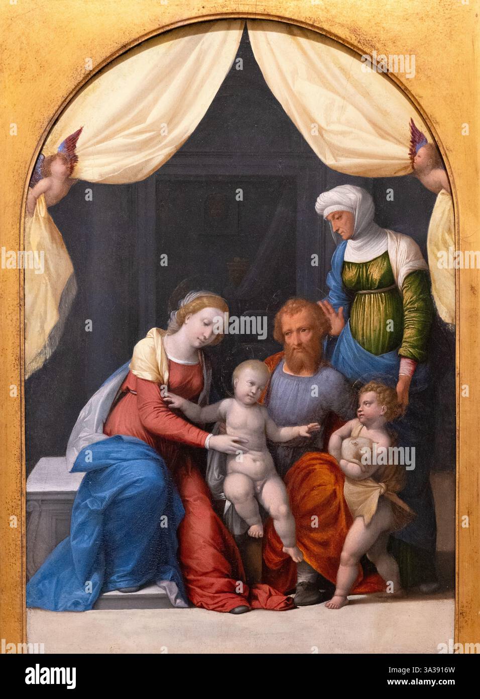 聖家族 渡邉禎雄作 The Holy Family, 1978 1200px-Luca_Signorelli_-