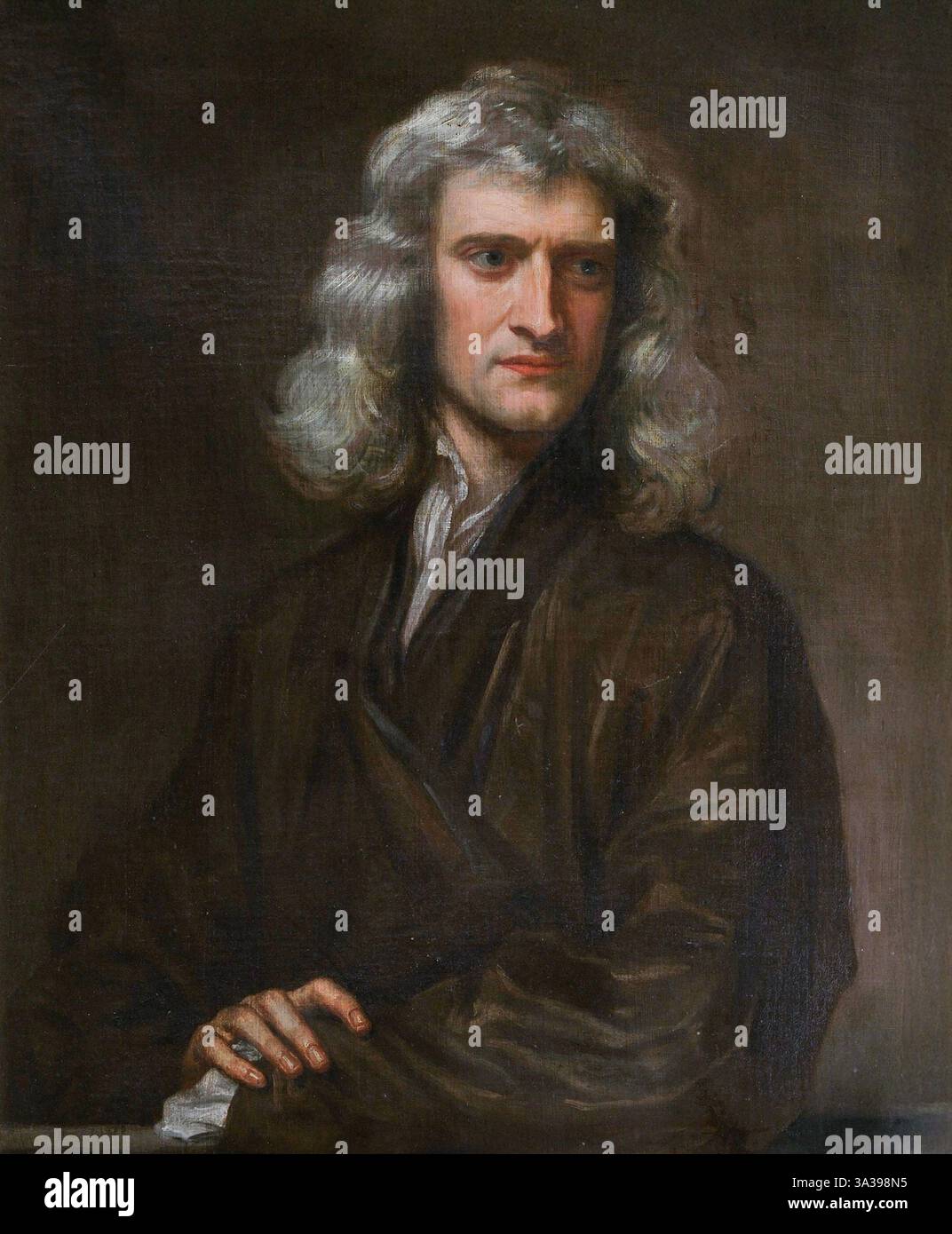 Sir isaac newton portrait hi-res stock photography and