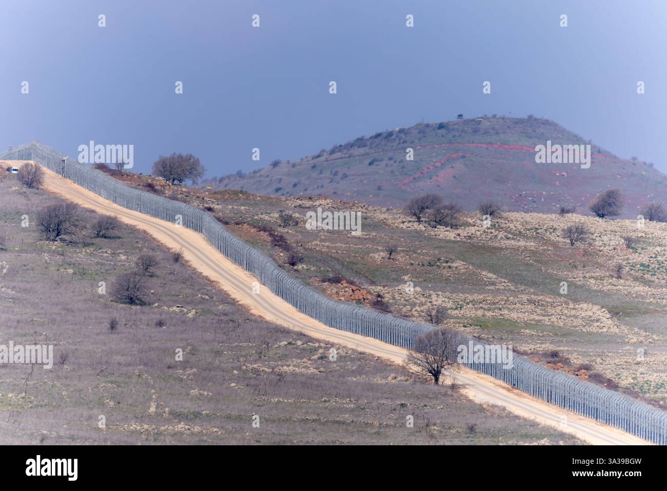The New Border Fence 2025 Between Israel And Syria In The Golan Heights The New Border Fence 2025 Between Israel And Syria In The Golan Heights