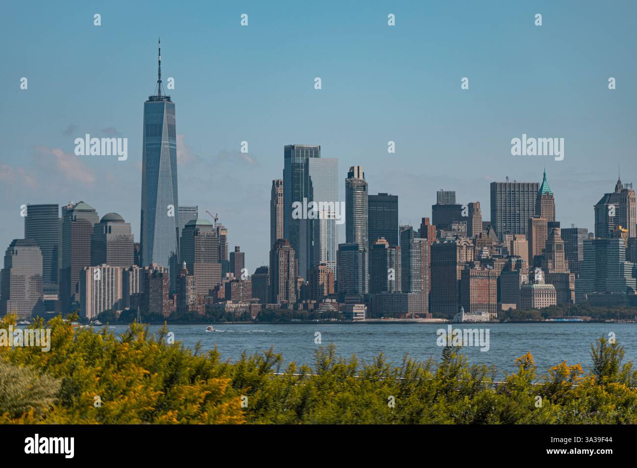Stunning Aerial View of Manhattan New York City Skyline Stock Photo - Alamy