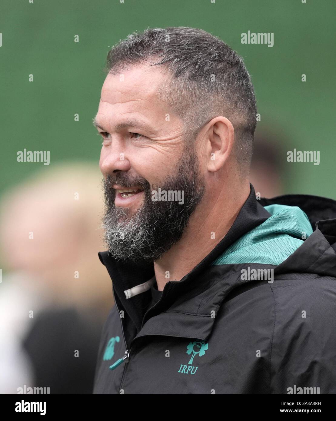 Farrell Coach Ireland head coach Andy Farrell during the team run at the Aviva ...