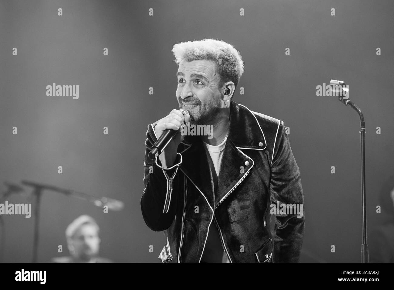 Dieg Singer Concert Singer Diego Cantero of the group Funambulista performs during the ...