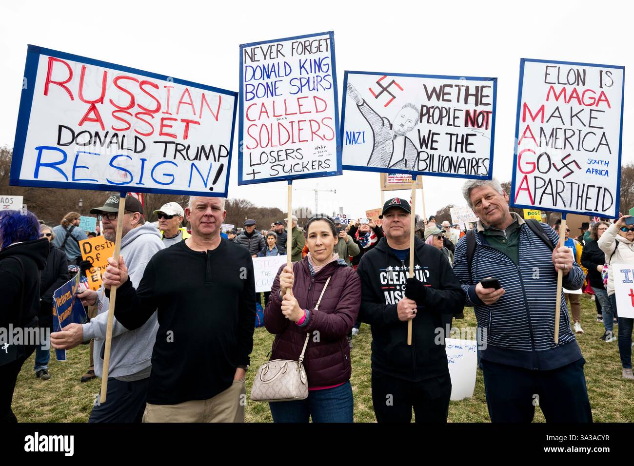 Washington, District Of Columbia, USA. 14th Mar, 2025. People with ...
