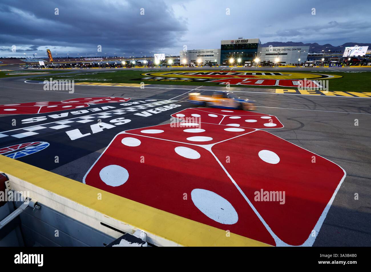 LAS VEGAS, NV - MARCH 14: An impression of Tyler Ankrum (#18 McAnally ...