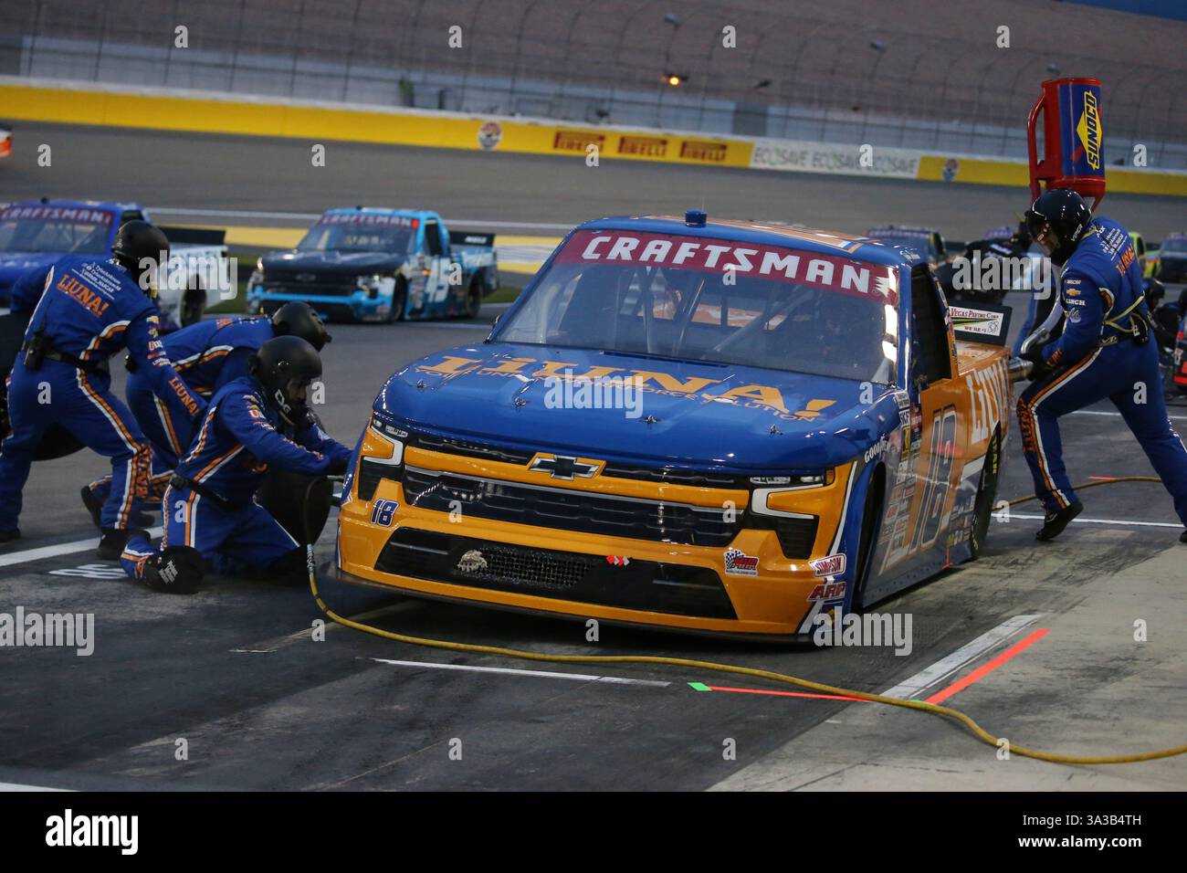 LAS VEGAS, NV - MARCH 14: Tyler Ankrum (#18 McAnally Hilgemann Racing ...