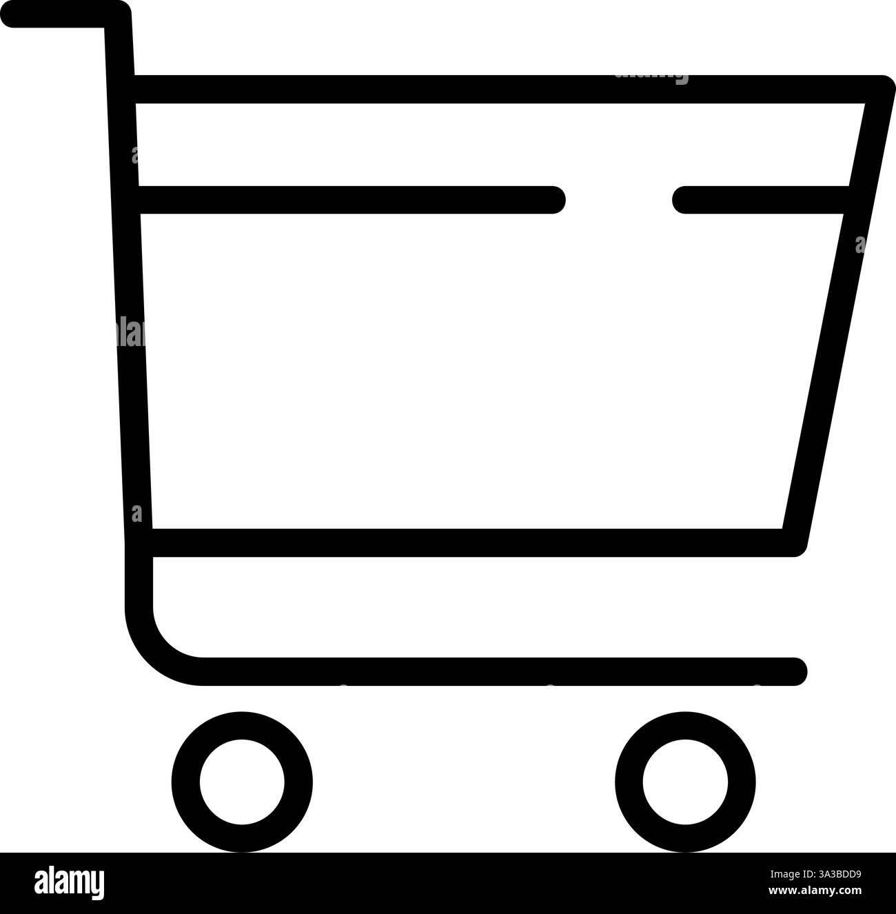 Shopping Cart Vector Icon Design Stock Vector