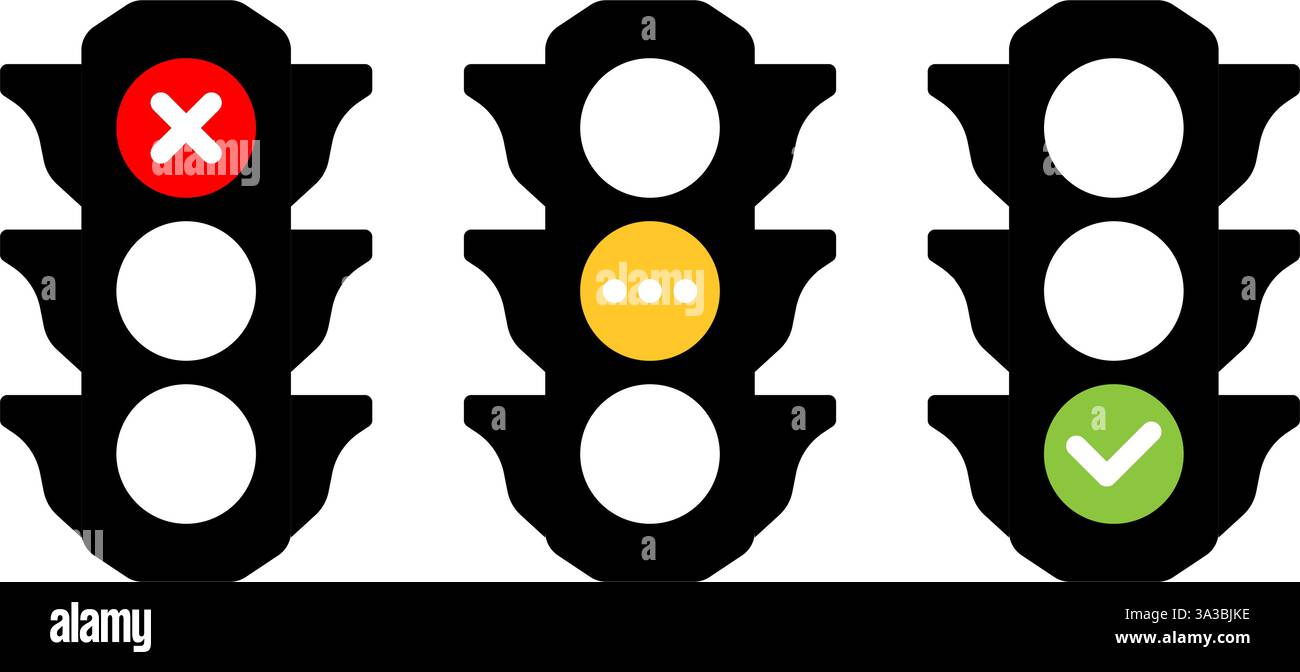 Traffic lights icon simple design Stock Vector Image & Art - Alamy