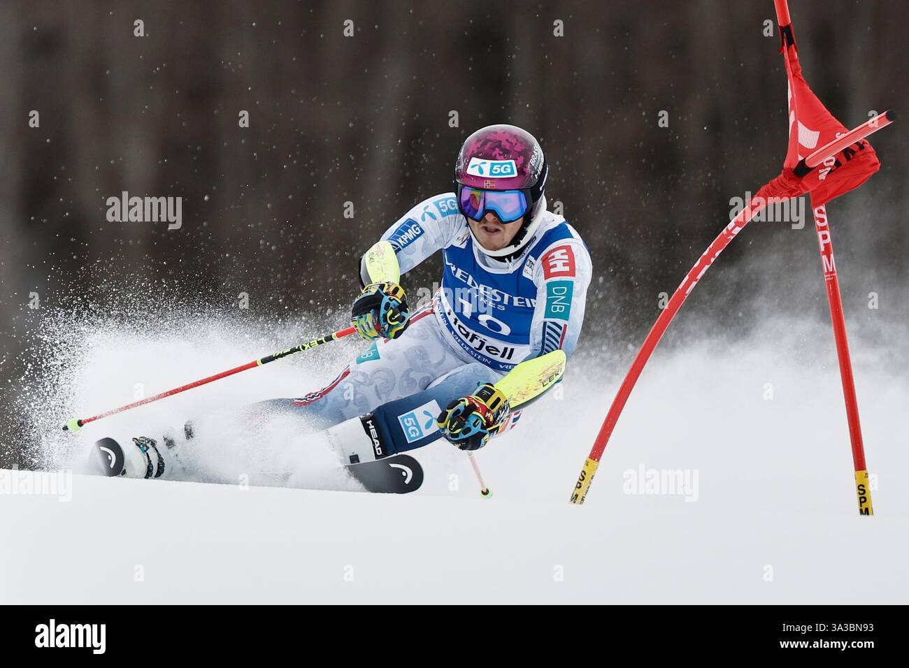 Norway's Atle Lie McGrath competes in an alpine ski, men's World Cup ...