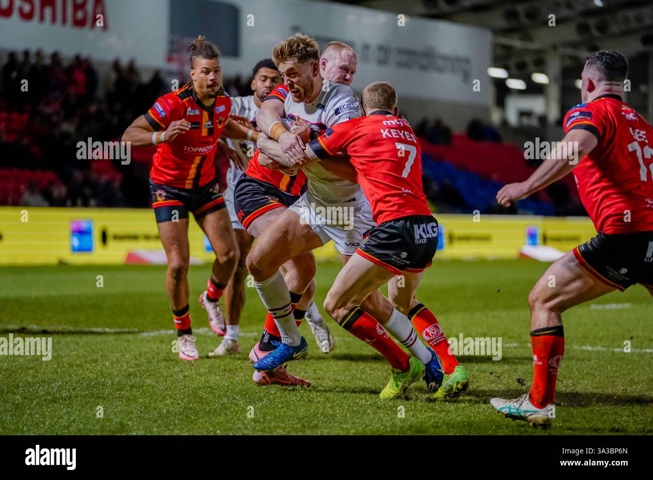 David Ruddy Rugby League Salford, Manchester, UK. 14th March, 2025. Betfred Challenge Cup Rugby ...