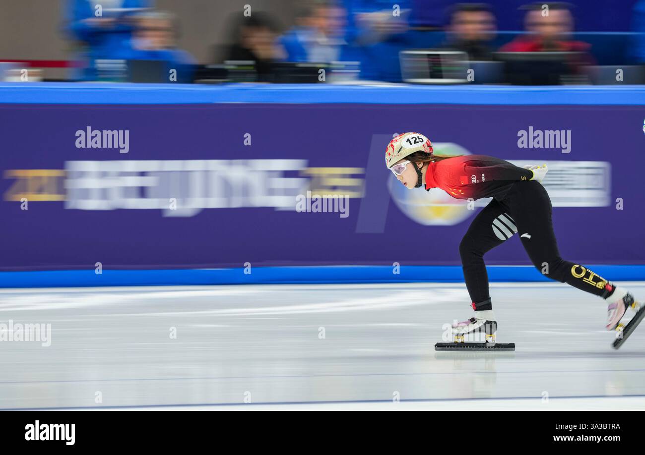 Jing Ru Yang (250315) -- BEIJING, March 15, 2025 (Xinhua) -- Yang Jingru of China ...