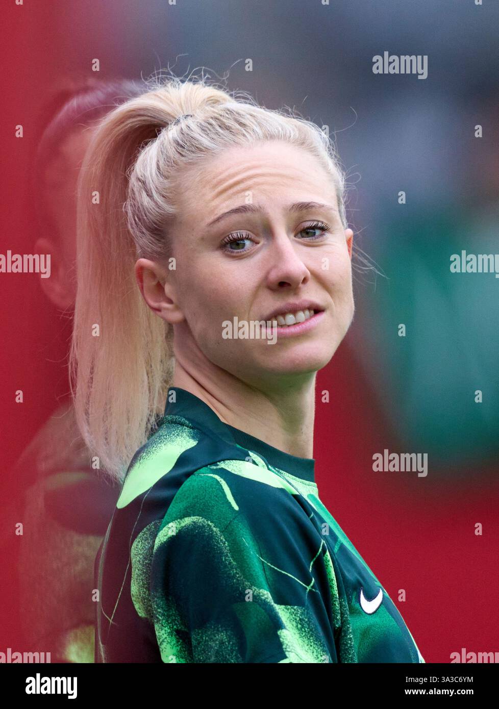 Munich, Germany. 14th Mar, 2025. Rebecka Blomqvist, WOB Frauen 21 in ...