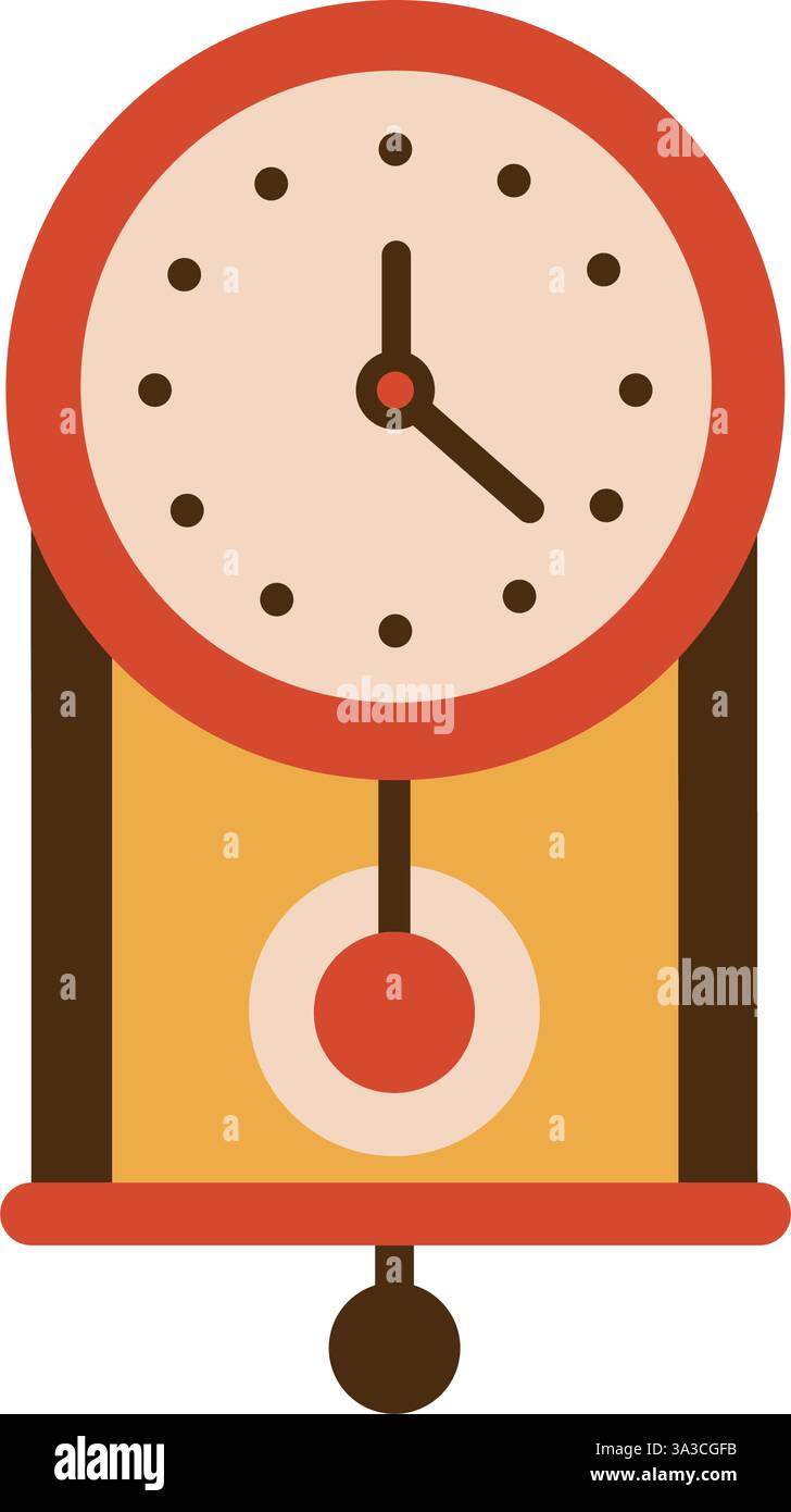 Vintage Object Antique Clock Pendulum Stock Vector Image & Art - Alamy