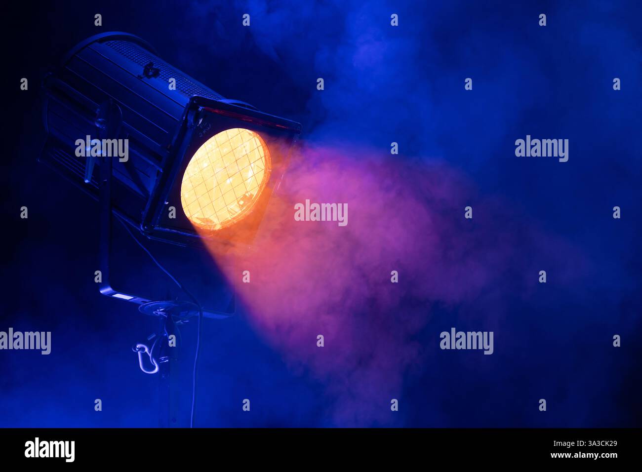 A light projector on a concert stage Stock Photo - Alamy