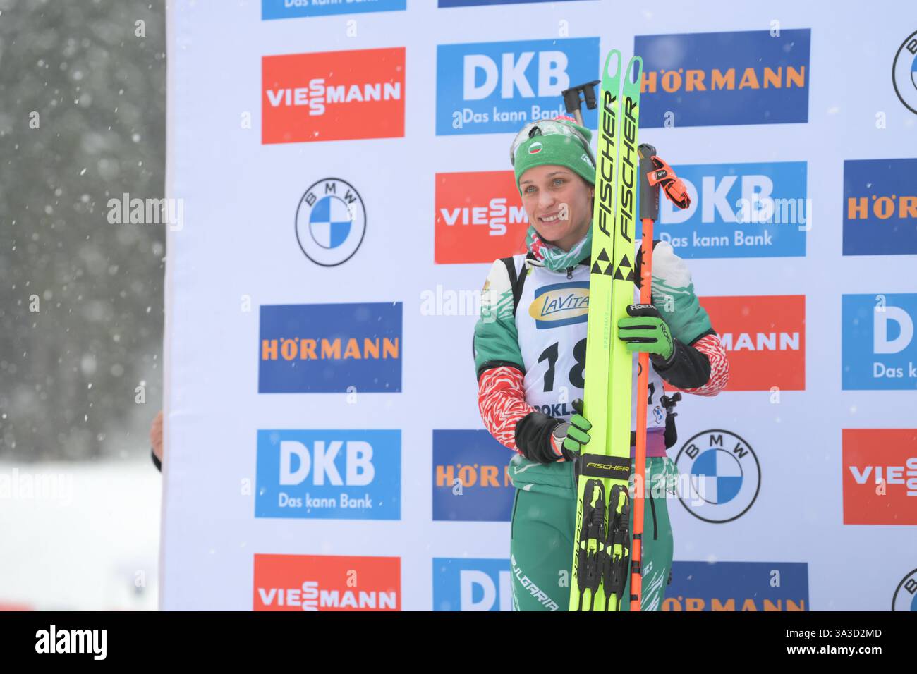 Todorova Milena BUL during IBU World Cup Biathlon, Biathlon race in Slovenia, Slovenia, March 15