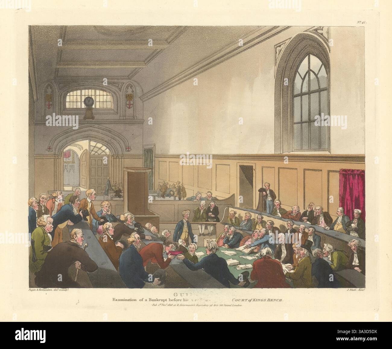 Guildhall. Examination of a Bankrupt… Court of King's Bench. Ackermann ...