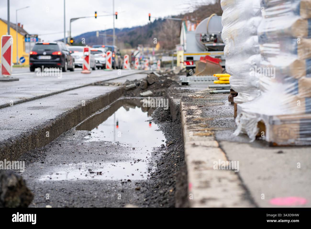 Road construction site removed hi-res stock photography and images - Alamy
